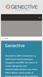 Mobile Screenshot of genective.com